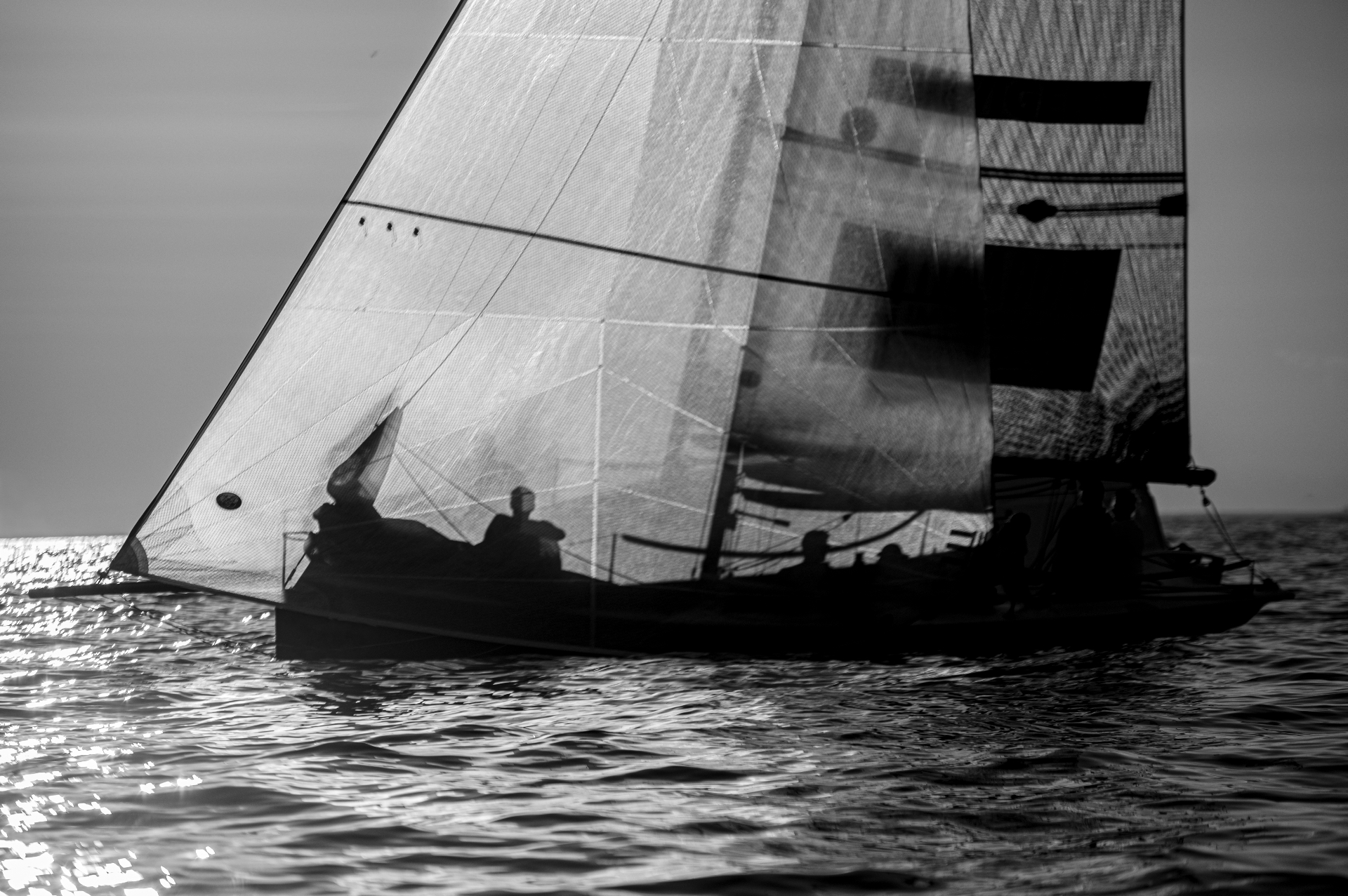 Regata al controluce